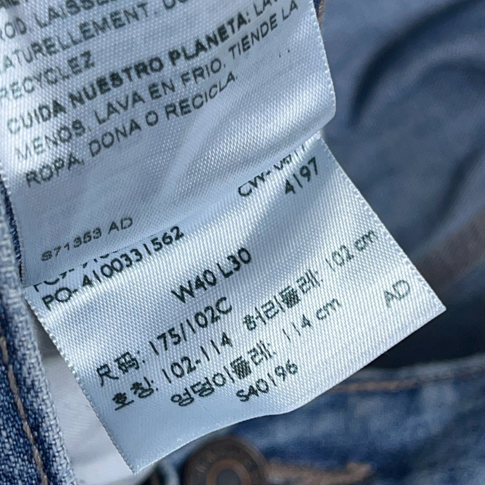 Vintage Y2K Levis Carpenter Jeans Men 40x30 Baggy Skate Grunge Work Wear A33 - Picture 5 of 16